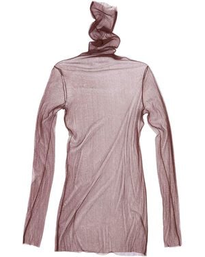 Cortana Cisne Tulle Silk Top - Pink