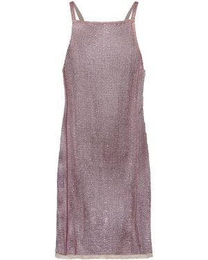prada embroidered cady mini-dress Ivory Floral Embroidered Maxi Dress - All Dresses main image 0