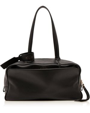 Balenciaga Leather Holdall - Black