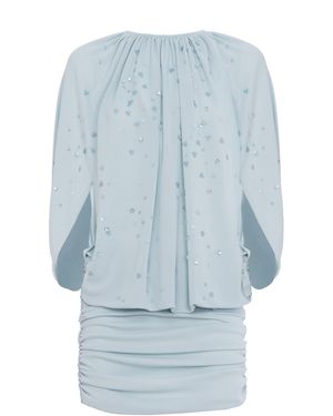 DES_PHEMMES Disco Embellished Mini Dress - Blue