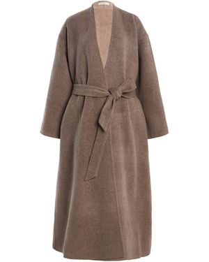 Co. Wrap Wool Cashmere At - Brown