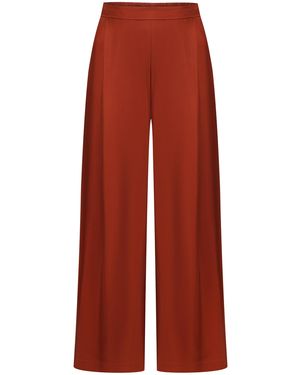 DI STAVNITSER New Relax Silk Trousers - Red
