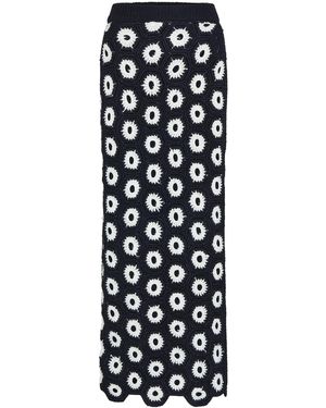 Heirlome Miel Silk Maxi Skirt - White