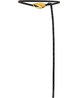 Lizzie Fortunato Excluisve La Isla Estelle Leather Belt - Black