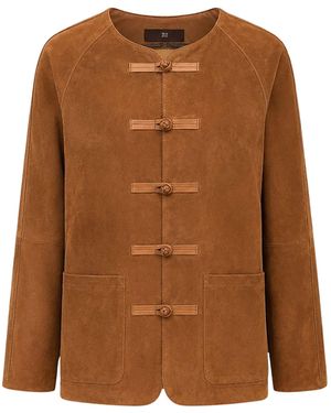 ZUT The Canton Suede Jacket - Brown