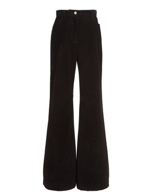 Ferragamo Sport Cotton-Blend Flared Pants - Black