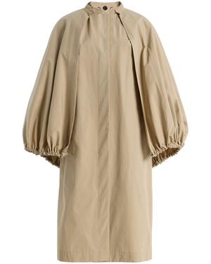 TOTEME Detachable Cape Coat - Natural