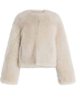 Nili Lotan Elan Shearling Jacket - Natural