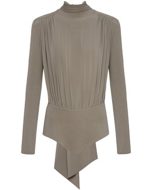 Magda Butrym Turtleneck Bodysuit - Grey