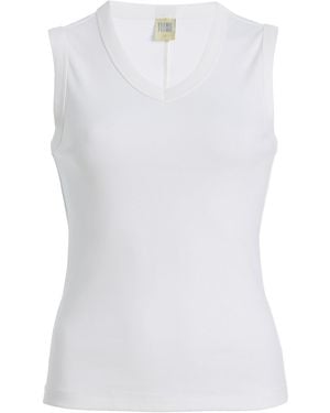 Flore Flore Jill Cotton Tank Top - White
