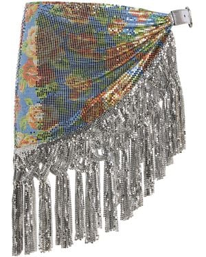 Rabanne Exclusive La Isla Mesh Wrap Skirt - Multicolour