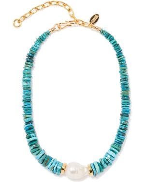 Lizzie Fortunato Sky Stone Necklace - Blue
