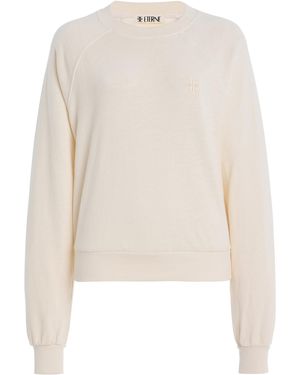 ÉTERNE Sonny Cotton Jumper - White