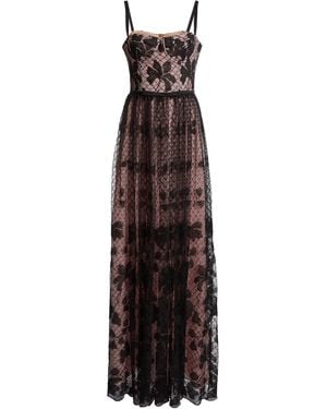 Giambattista Valli Embroidered Tulle Gown - Black