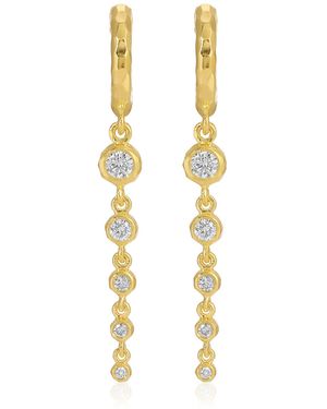 Octavia Elizabeth Gabby 18K Diamond Earrings - Metallic
