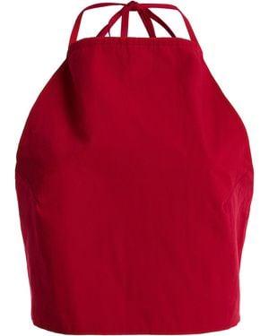 Marlies Grace Exclusive Lou Lou Cotton Top - Red