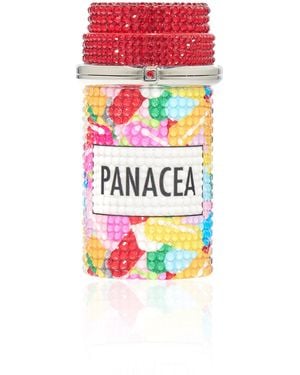 Judith Leiber Miniature Panecea Prescription Bottle Clutch - White