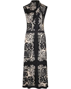 Johanna Ortiz Old School Jaguar Printed Midi Dress - White