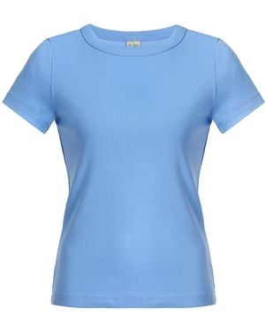 Flore Flore Car Cotton Baby Tee - Blue