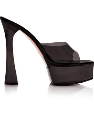 AMINA MUADDI Dalida Pvc Platform Sandals - Black