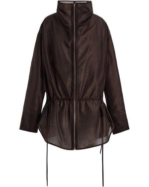 Birrot Soonji Funnel-Neck Windbreaker - Brown