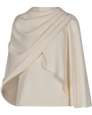 Johanna Ortiz Atlas Wrap-Front Top - Natural