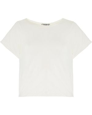 ÉTERNE Cotton-Blend Baby T-Shirt - White
