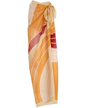 Soleil Soleil Exclusive Square Pareo - Orange