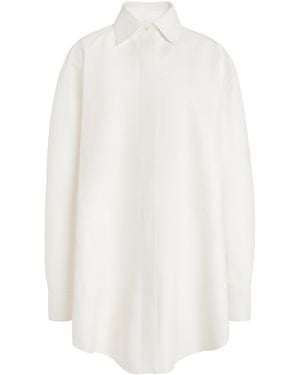 Givenchy Knotted Leather Shirt - White