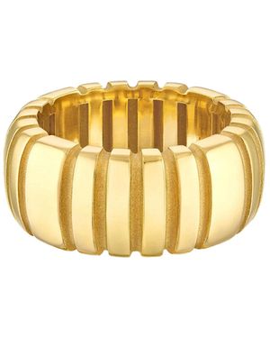 Pamela Zamore Orla Large Ridge 18K Ring - Metallic