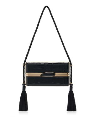 Jonathan Simkhai Roma Leather Shoulder Bag - Black