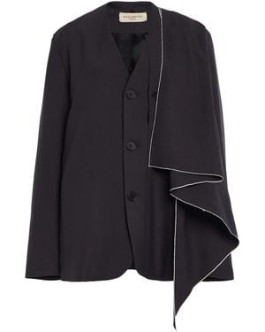 Kallmeyer Jamie Cady Scarf Blazer - Blue