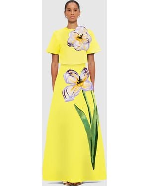 LEO LIN Indie Sleeve Top - Yellow