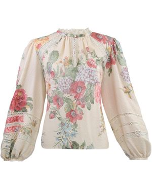 Lena Hoschek Wild Rose Blouse - Natural
