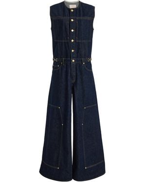 Ulla Johnson The Esme Denim Jumpsuit - Blue