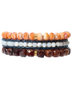 Chan Luu Trinity Set-Of-Three Bracelets - Metallic