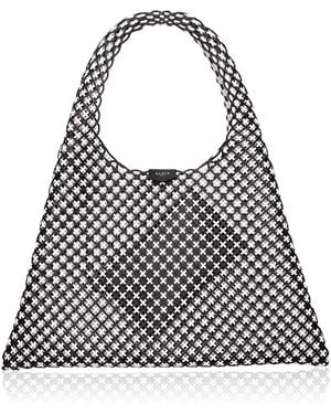 Alaïa Hobo Leather Tote Bag - Black