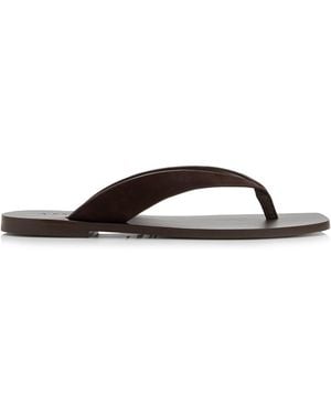A.Emery Kinto Suede Sandals - Black
