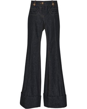 Zimmermann Rebellion Low-Rise Flare Jean - Black