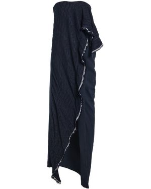 Ashlyn Shikaku Strapless Knit Gown - Blue