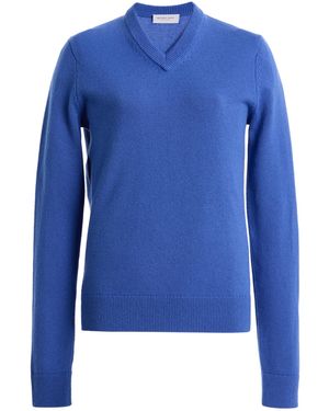 Michael Kors V-Neck Cashmere Jumper - Blue