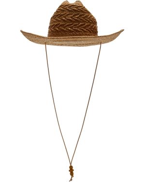 Lack of Color Dakota Raffia Cowboy Hat - Brown
