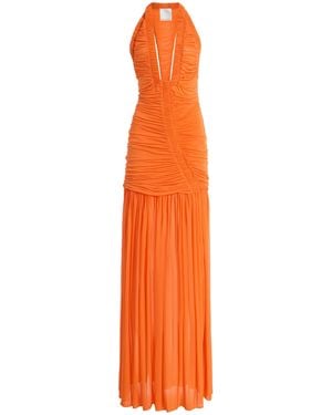 Christopher Esber Exclusive Orion Ruched Jersey Gown - Orange