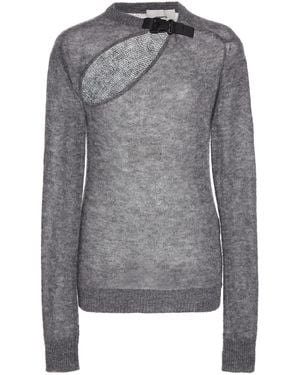 Coperni Buckled Cutout Jumper - Grey