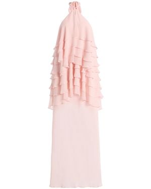 Third Form Gaia Tiered Chiffon Maxi Dress - Pink