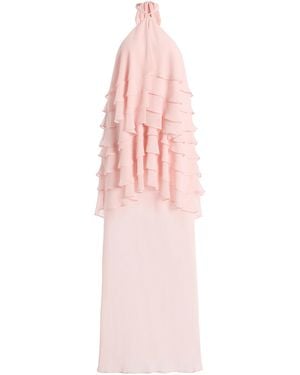 Third Form Gaia Tiered Chiffon Maxi Dress - Pink