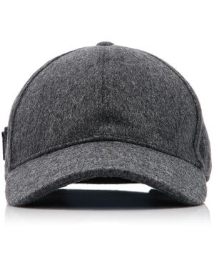 Prada Loden Baseball Cap - Grey