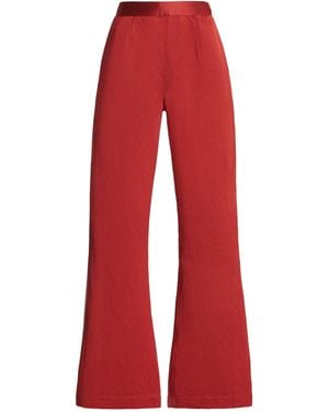 Posse Tia High-waisted Linen Flared-leg Pants