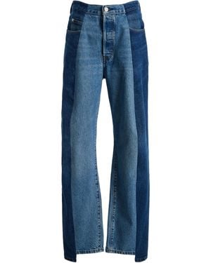 E.L.V. Denim High-Rise Boyfriend Jeans - Blue