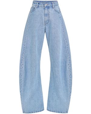 Source Unknown Elsy Barrel-Leg Jeans - Blue